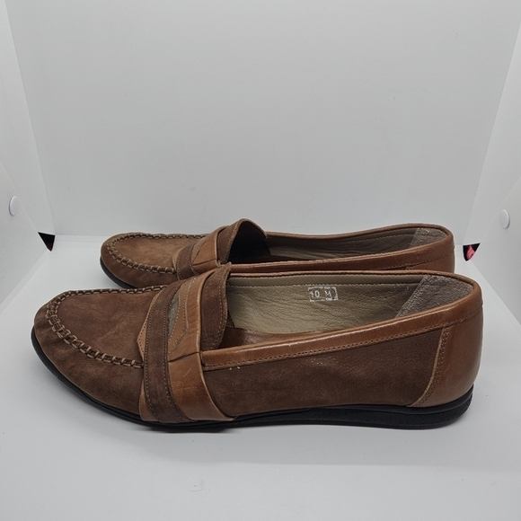 Bally Mesa brown leather penny loafers 10M main image 10
